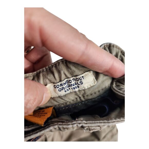 Tailor Vintage Boys Connecticut Originals Pants Sz 7 Tan Adjustable Elasti Waist - Picture 3 of 11